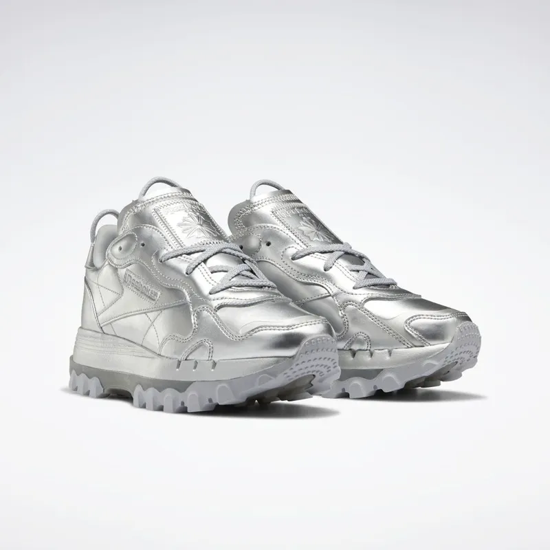 Reebok Cardi B Classic Leather Schoenen Silver Metallic / Silver Metallic / Pewter