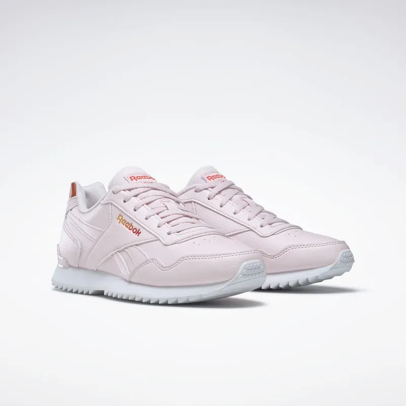 Reebok Royal Glide Ripple Clip Schoenen Porcelain Pink / Cloud White / Collegiate Gold