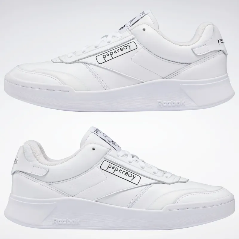 Reebok Beams x Paperboy Club C Legacy Schoenen Cloud White / Cloud White / Core Black