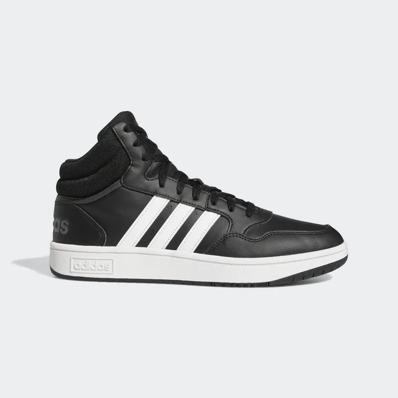 adidas Hoops 3.0 Mid Classic Vintage Core Black / Cloud White / Grey Six (GW3020)