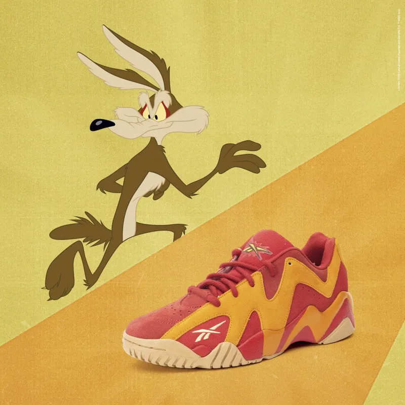 Reebok Looney Tunes Hurrikaze II Low Schoenen Mars Red / Bright Ochre / Rebel Red