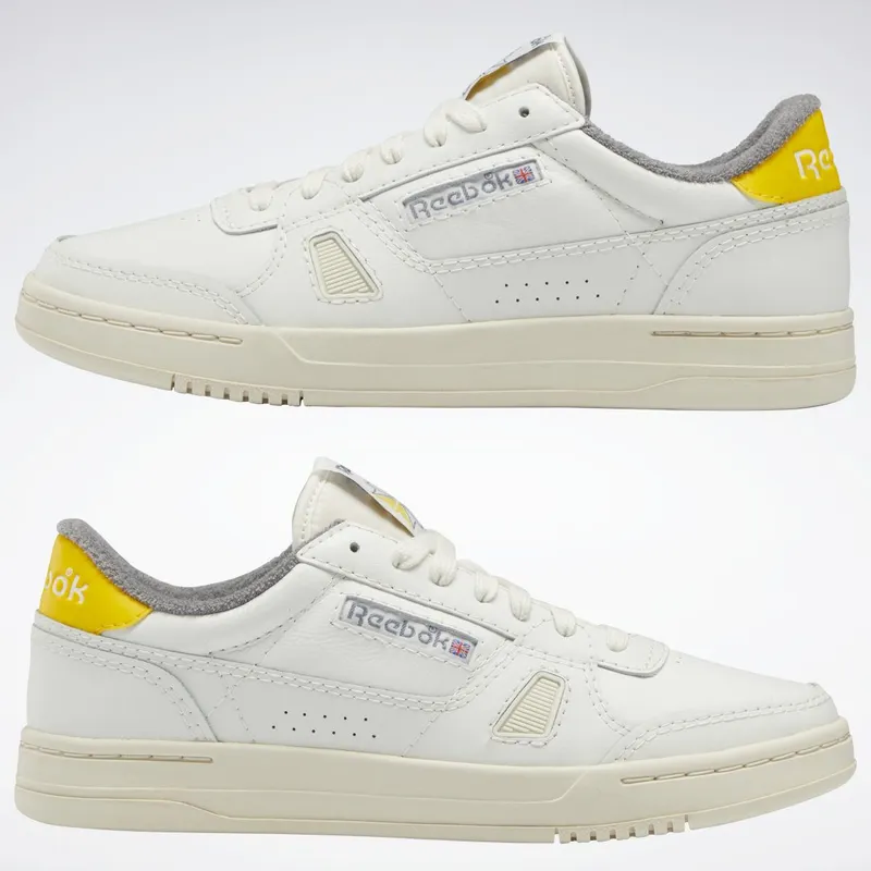 Reebok LT Court Schoenen Chalk / Pure Grey 6 / Always Yellow