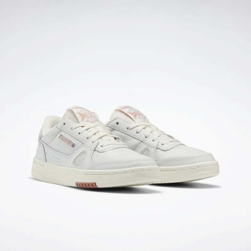 Reebok LT Court Schoenen Cold Grey / Canyon Coral / Chalk
