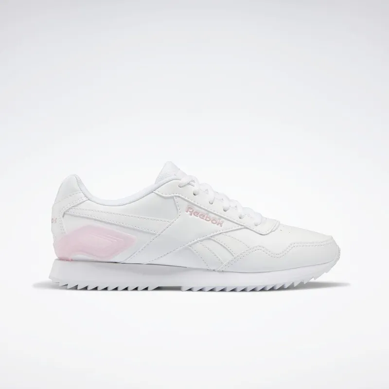 Reebok Royal Glide Ripple Clip Schoenen Cloud White / Pink Glow / Cloud White
