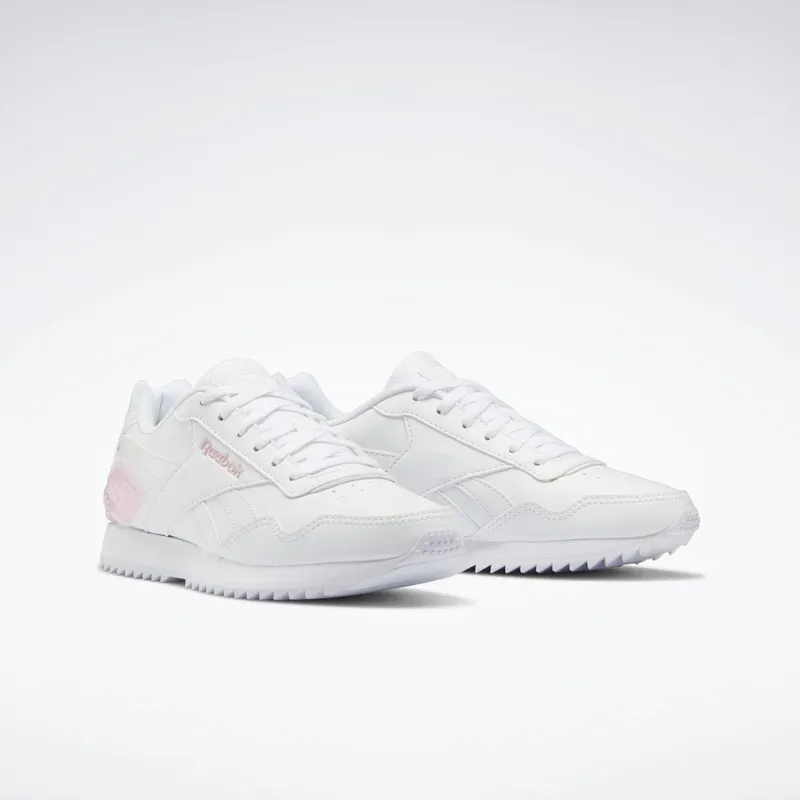 Reebok Royal Glide Ripple Clip Schoenen Cloud White / Pink Glow / Cloud White
