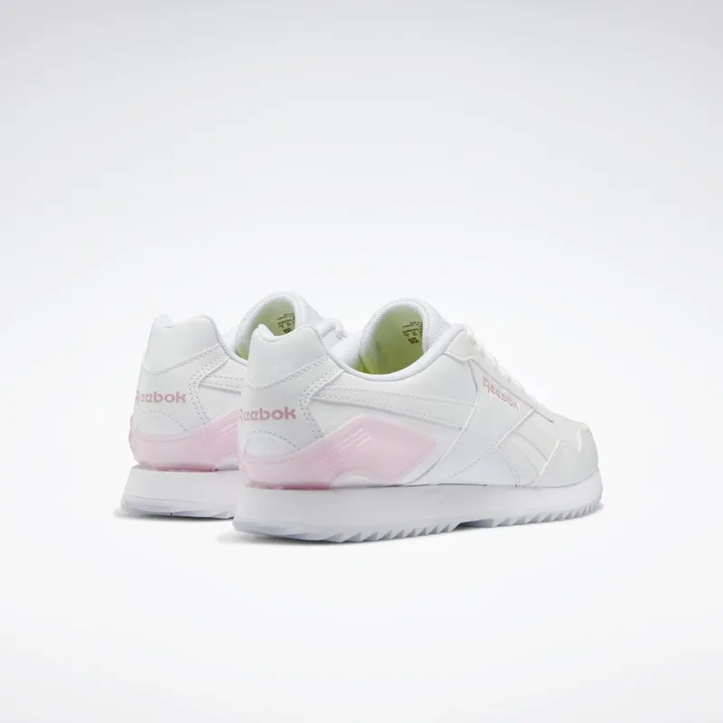 Reebok Royal Glide Ripple Clip Schoenen Cloud White / Pink Glow / Cloud White