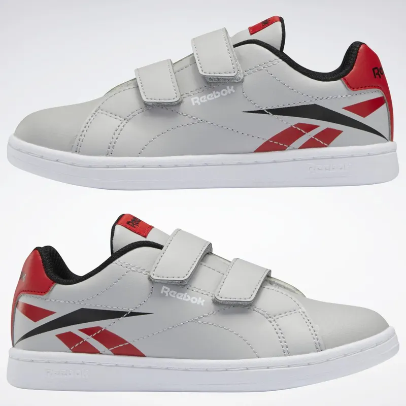 Reebok Royal Complete CLN 2 Schoenen Pure Grey 2 / Core Black / Vector Red