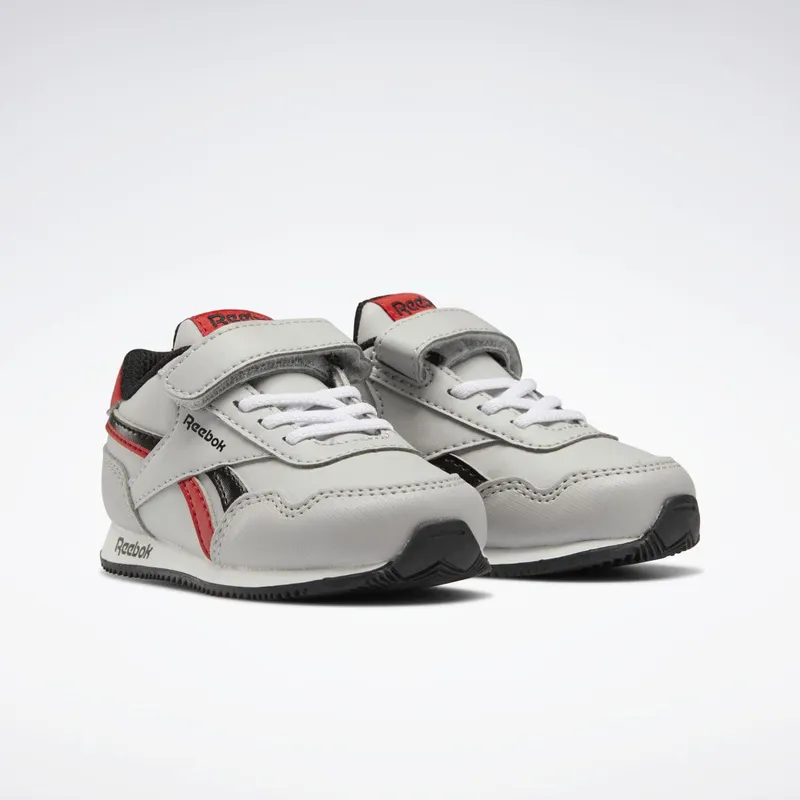 Reebok Royal Classic Jogger 3 Schoenen Pure Grey 2 / Core Black / Vector Red