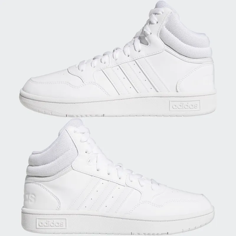 adidas Hoops 3.0 Mid Classic Core Black / Grey Six / Cloud White (GW5457)