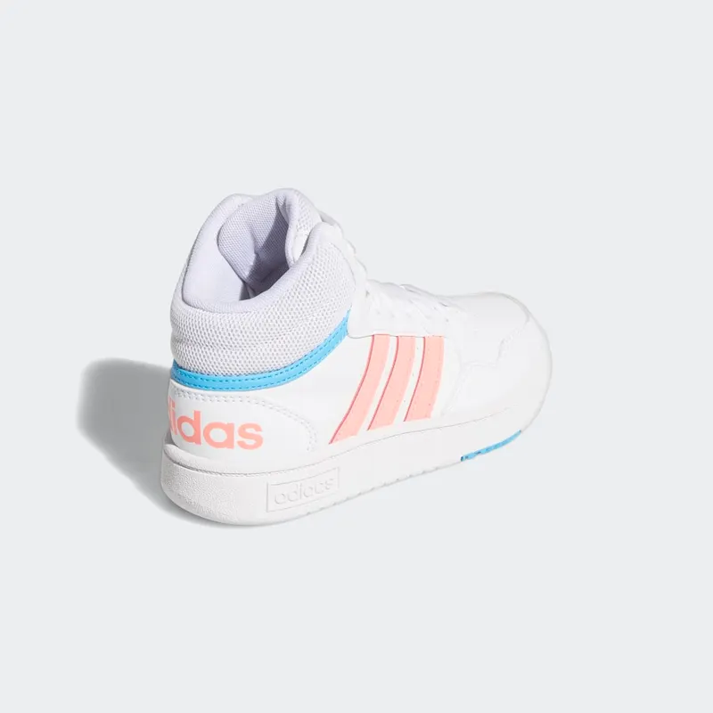 adidas Hoops Mid Cloud White / Acid Red / Sky Rush (GW6110)