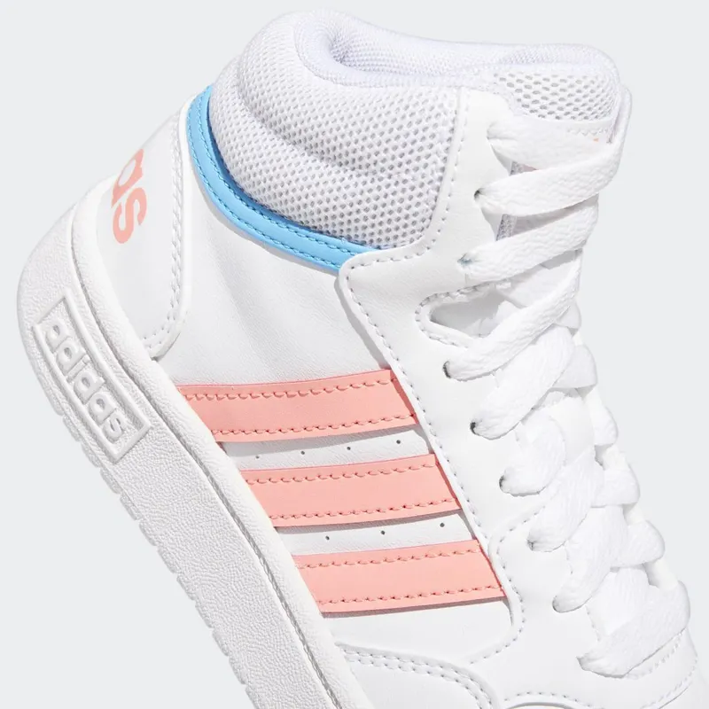 adidas Hoops Mid Cloud White / Acid Red / Sky Rush (GW6110)