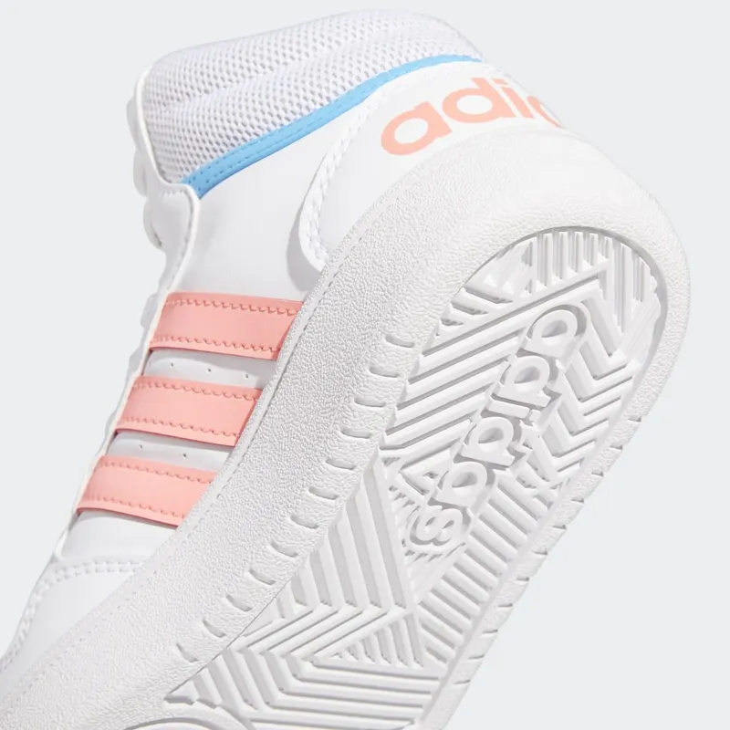 adidas Hoops Mid Cloud White / Acid Red / Sky Rush (GW6110)