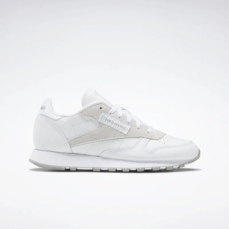 Reebok Classic Leather Schoenen Cloud White / Mgh Solid Grey / Rhodonite