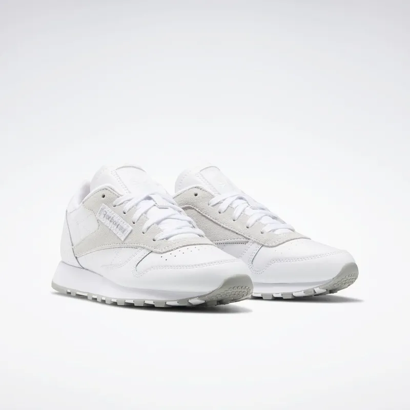 Reebok Classic Leather Schoenen Cloud White / Mgh Solid Grey / Rhodonite