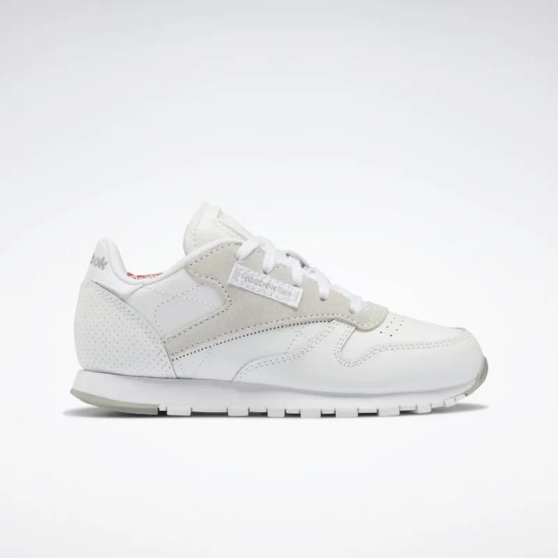 Reebok Classic Leather Schoenen Cloud White / Mgh Solid Grey / Rhodonite