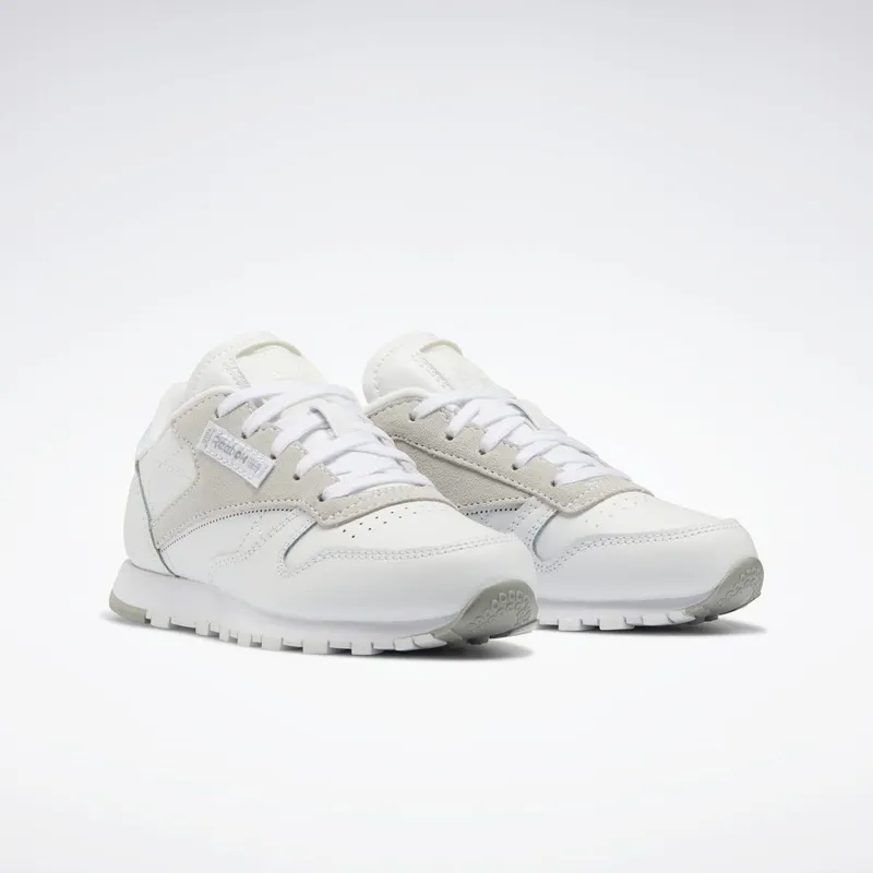 Reebok Classic Leather Schoenen Cloud White / Mgh Solid Grey / Rhodonite
