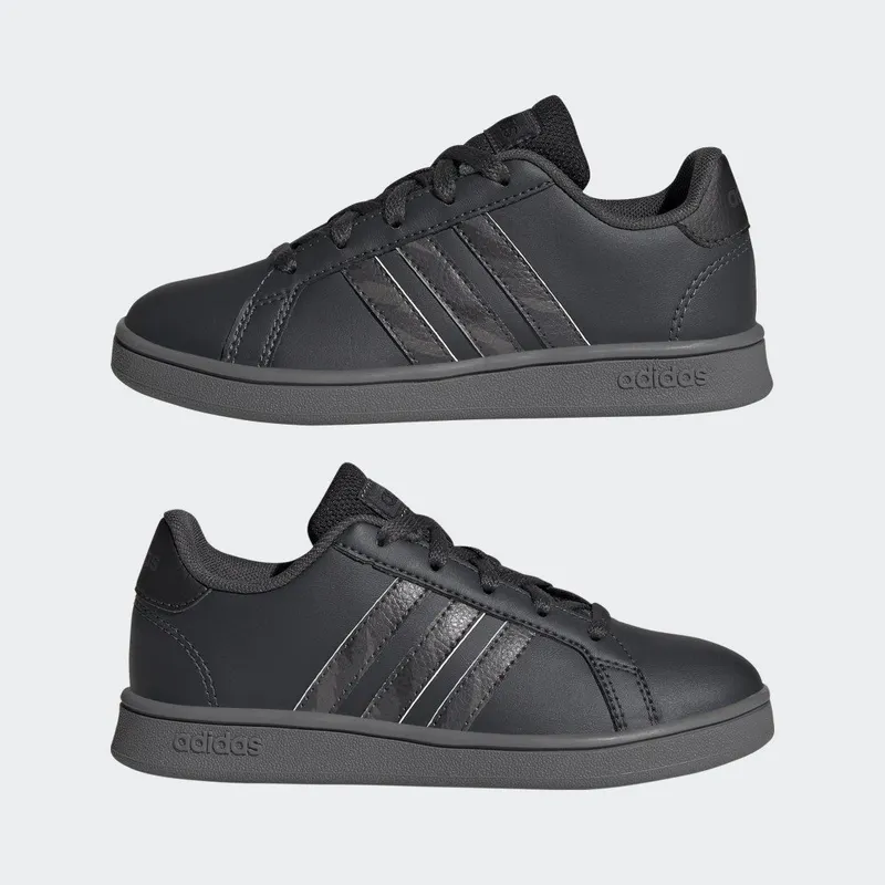 adidas Grand Court Camouflage Carbon / Grey Four / Core Black (GW6231)