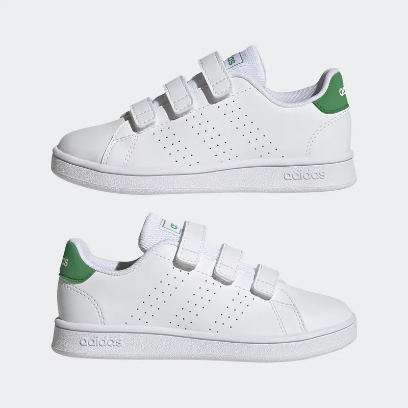 adidas Advantage Court Lifestyle Cloud White / Green / Core Black (GW6494)