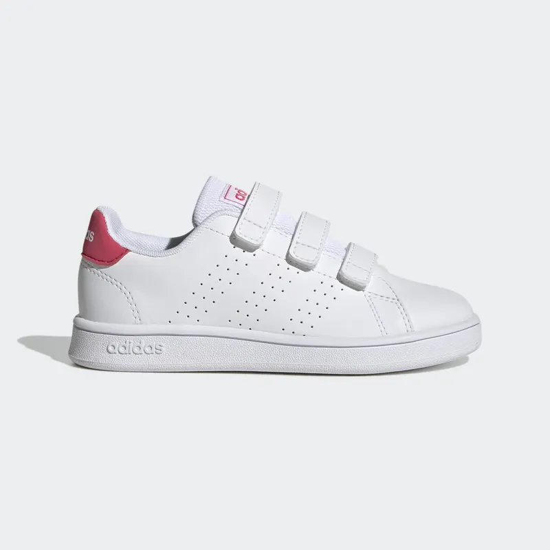 adidas Advantage Court Lifestyle Cloud White / Real Pink / Core Black (GW6495)