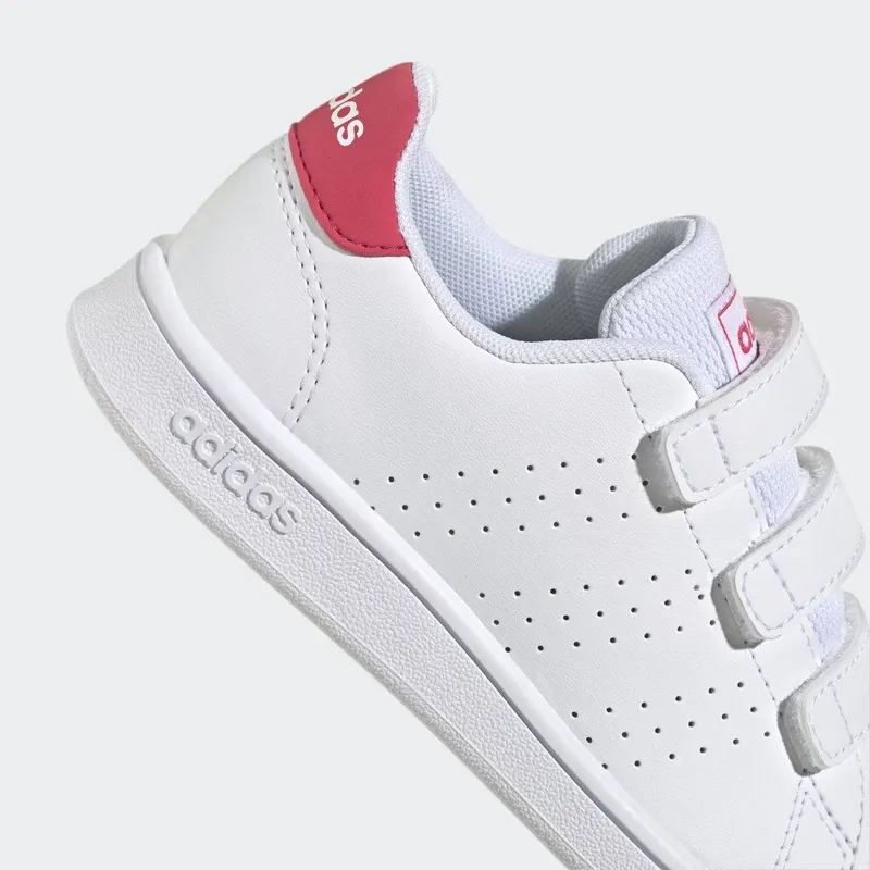 adidas Advantage Court Lifestyle Cloud White / Real Pink / Core Black (GW6495)