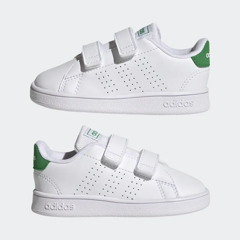 adidas Advantage Lifestyle Court Two Cloud White / Green / Core Black (GW6500)