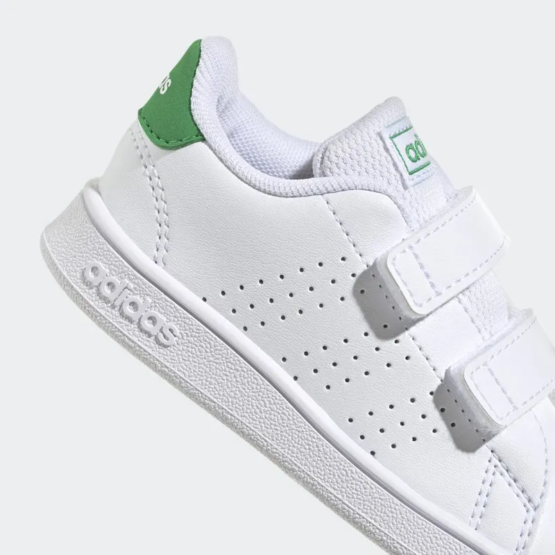 adidas Advantage Lifestyle Court Two Cloud White / Green / Core Black (GW6500)