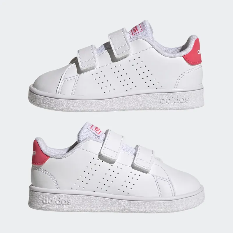 adidas Advantage Lifestyle Court Two Cloud White / Real Pink / Core Black (GW6501)