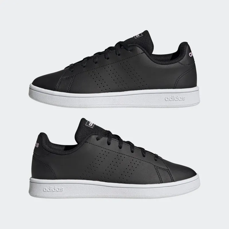 adidas Advantage Base Court Lifestyle Core Black / Core Black / Clear Pink (GW7120)