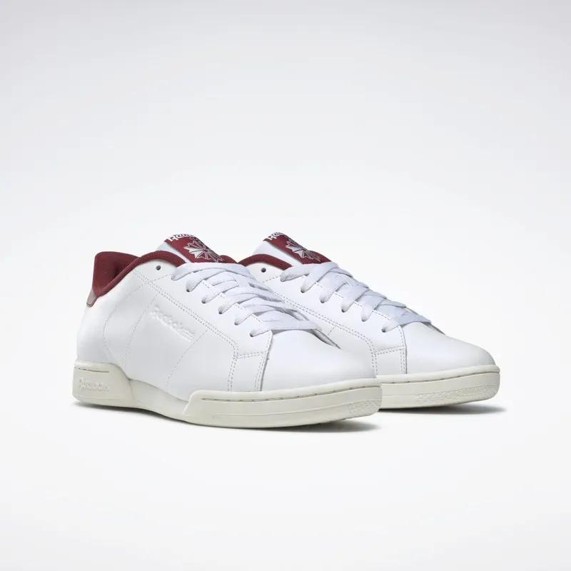 Reebok NPC II Cloud White / Chalk / Classic Burgundy