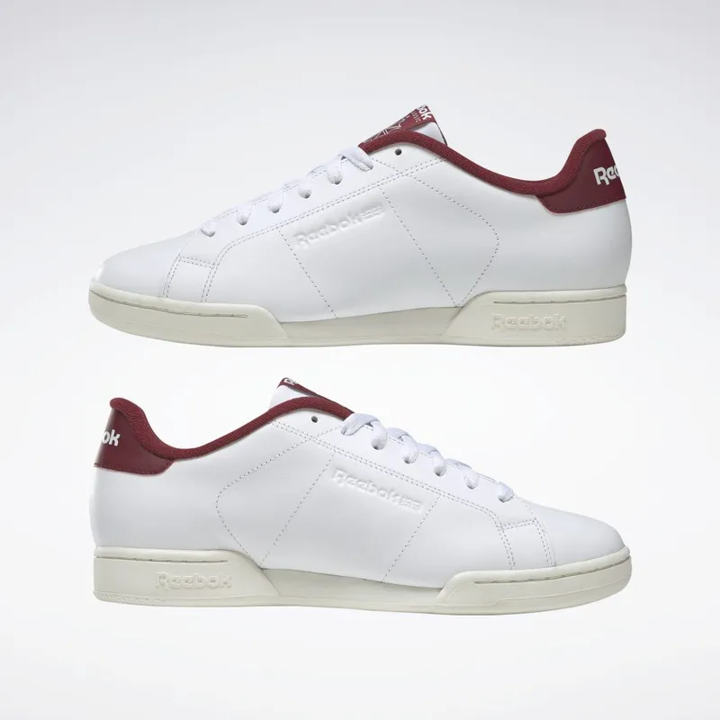 Reebok NPC II Cloud White / Chalk / Classic Burgundy