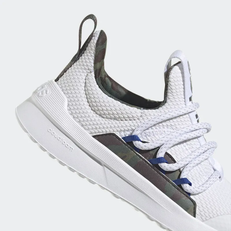 adidas Lite Racer Adapt 5 Lifestyle Running Slip-On Veterschoenen Cloud White / Cloud White / Royal Blue (GW7156)