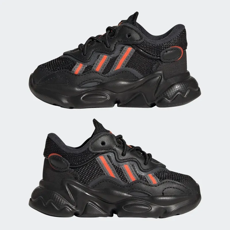 adidas OZWEEGO Core Black / Solar Red / Grey Six (GW7219)
