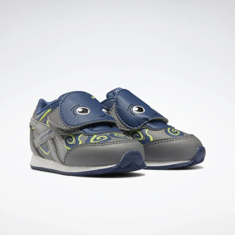 Reebok Royal Classic Joggingbroek 2 Schoenen Pure Grey 6 / Batik Blue / Acid Yellow