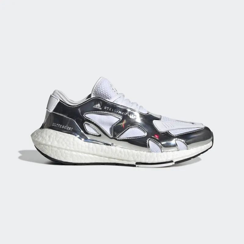adidas adidas by Stella McCartney UltraBOOST 22 Silver Metallic / Cloud White / Core Black (GW8129)