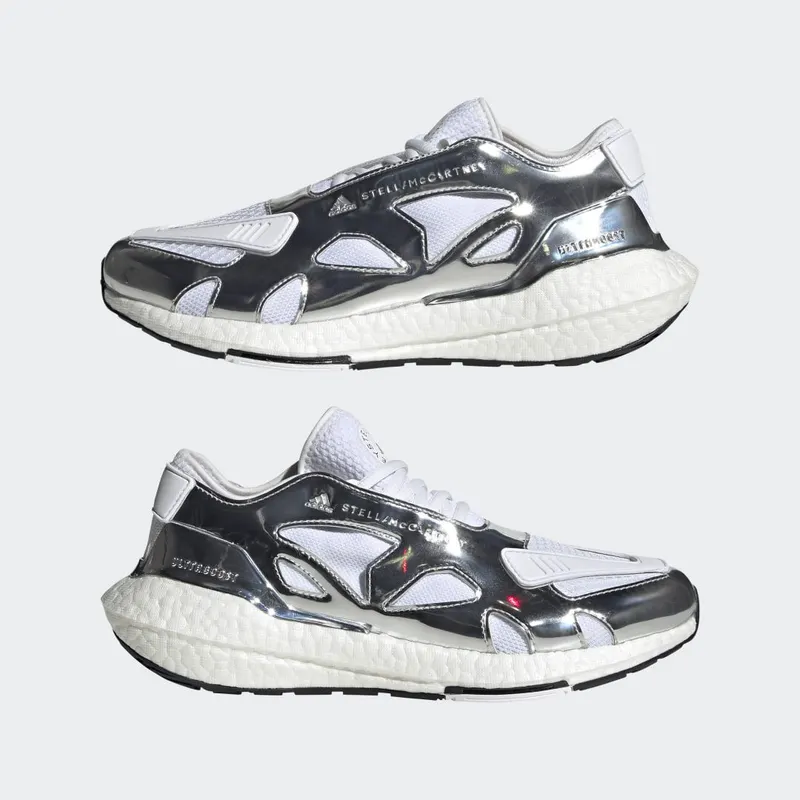adidas adidas by Stella McCartney UltraBOOST 22 Silver Metallic / Cloud White / Core Black (GW8129)