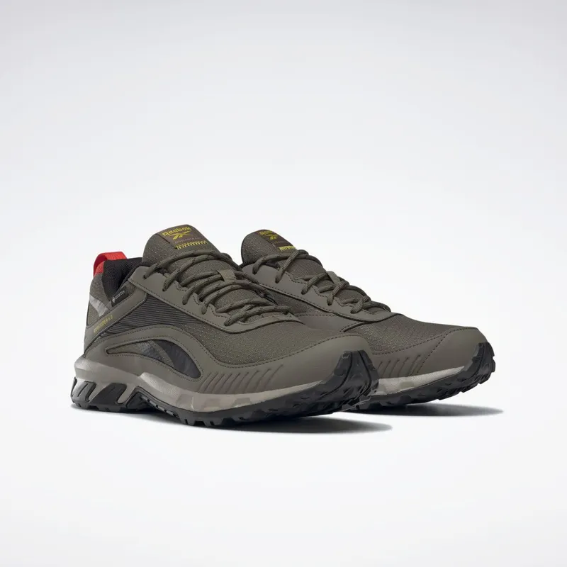 Reebok Ridgerider 6 Gore-Tex Schoenen Army Green / Core Black / Dynamic Red