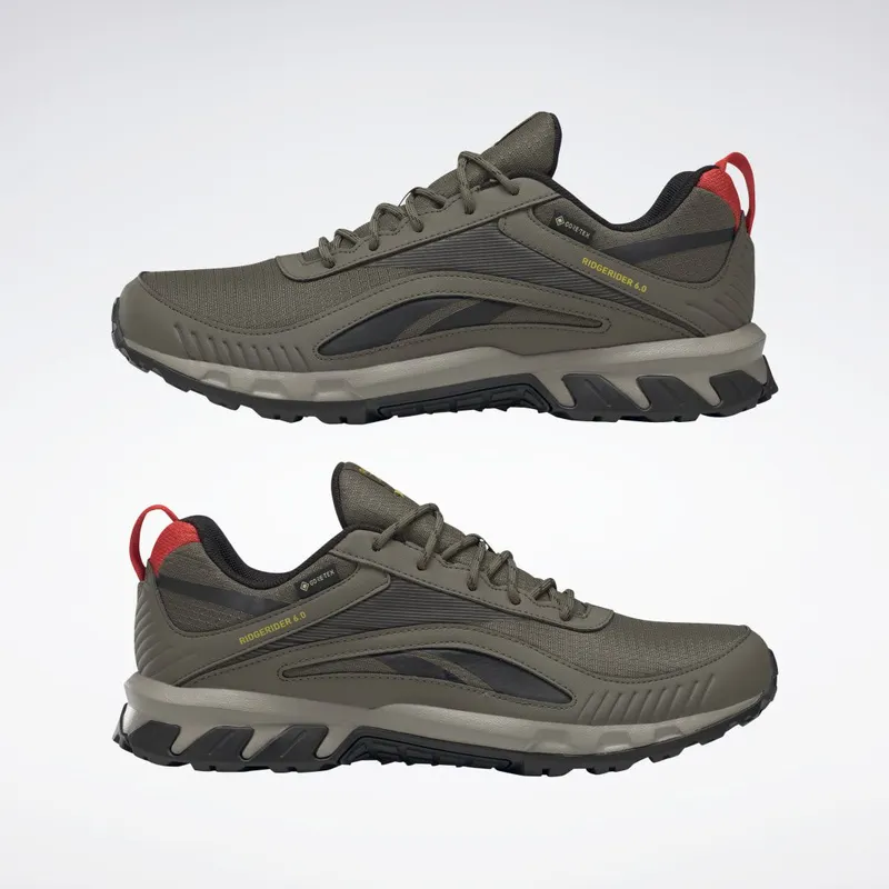Reebok Ridgerider 6 Gore-Tex Schoenen Army Green / Core Black / Dynamic Red
