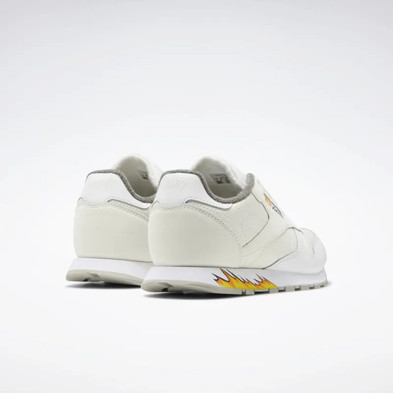 Reebok Power Rangers Classic Leather Schoenen Chalk / Cloud White / Tin Grey
