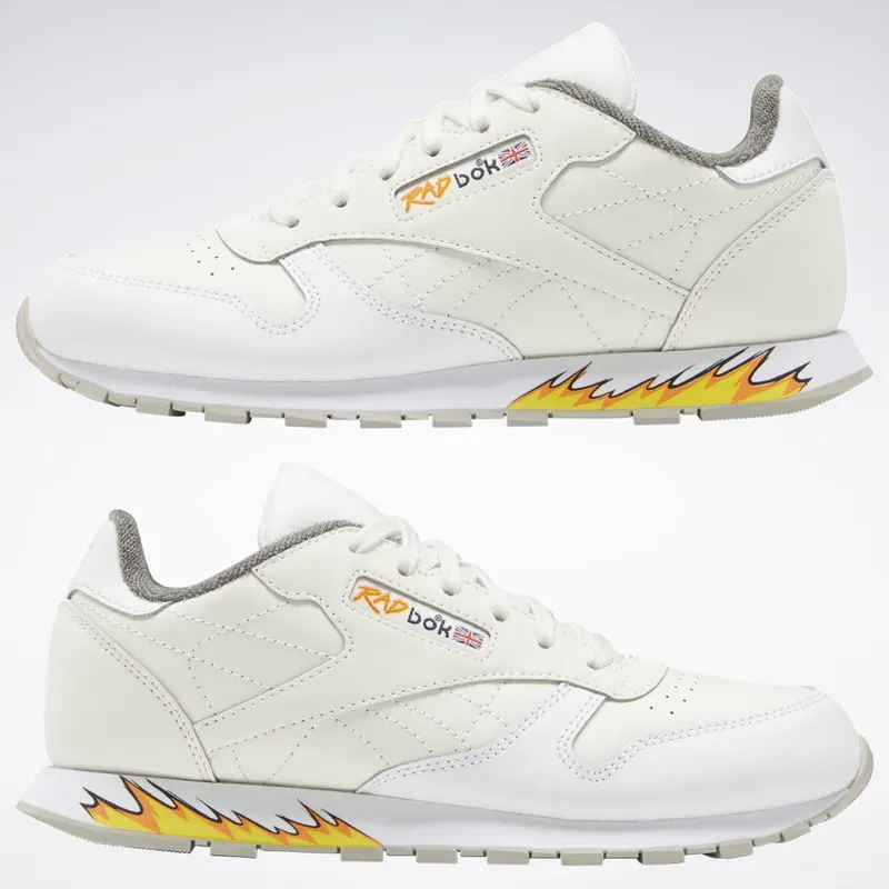 Reebok Power Rangers Classic Leather Schoenen Chalk / Cloud White / Tin Grey