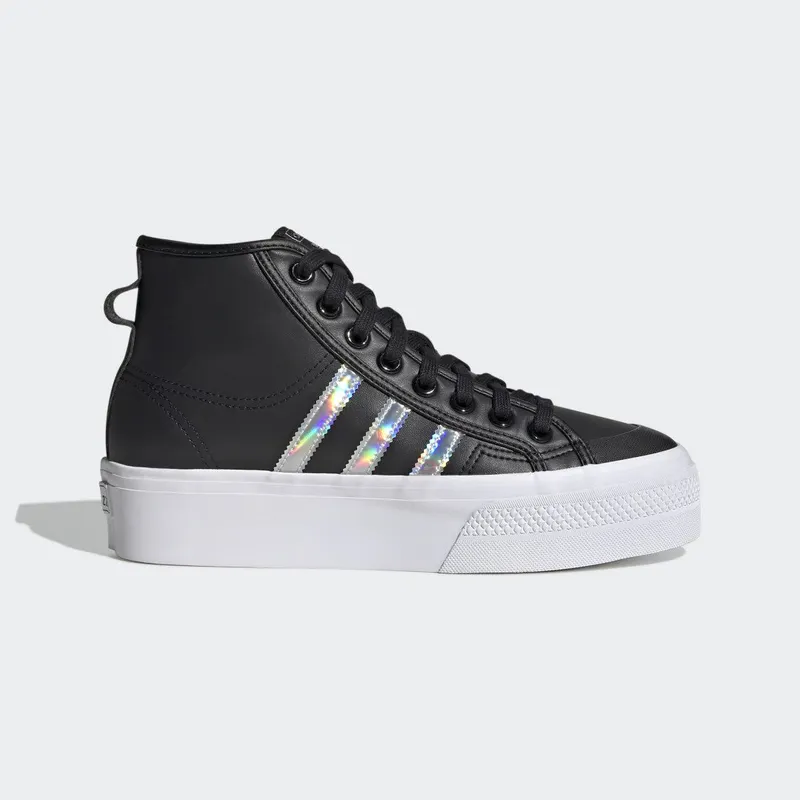adidas Nizza Platform Mid Core Black / Core Black / Cloud White (GW8865)