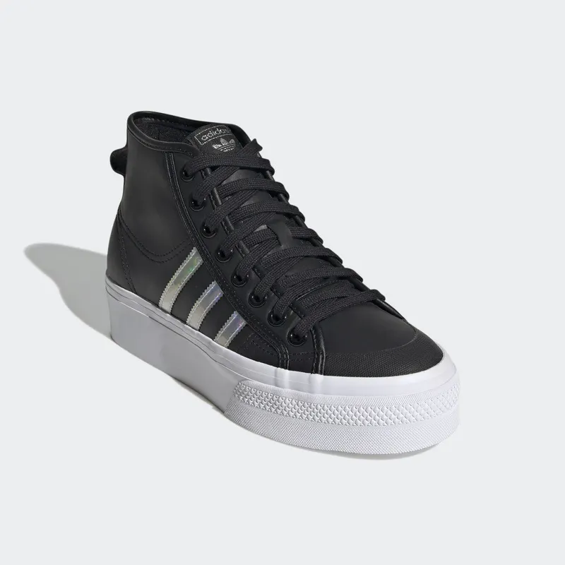 adidas Nizza Platform Mid Core Black / Core Black / Cloud White (GW8865)