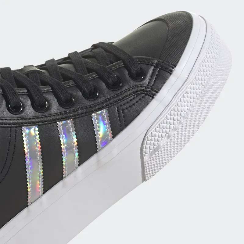 adidas Nizza Platform Mid Core Black / Core Black / Cloud White (GW8865)