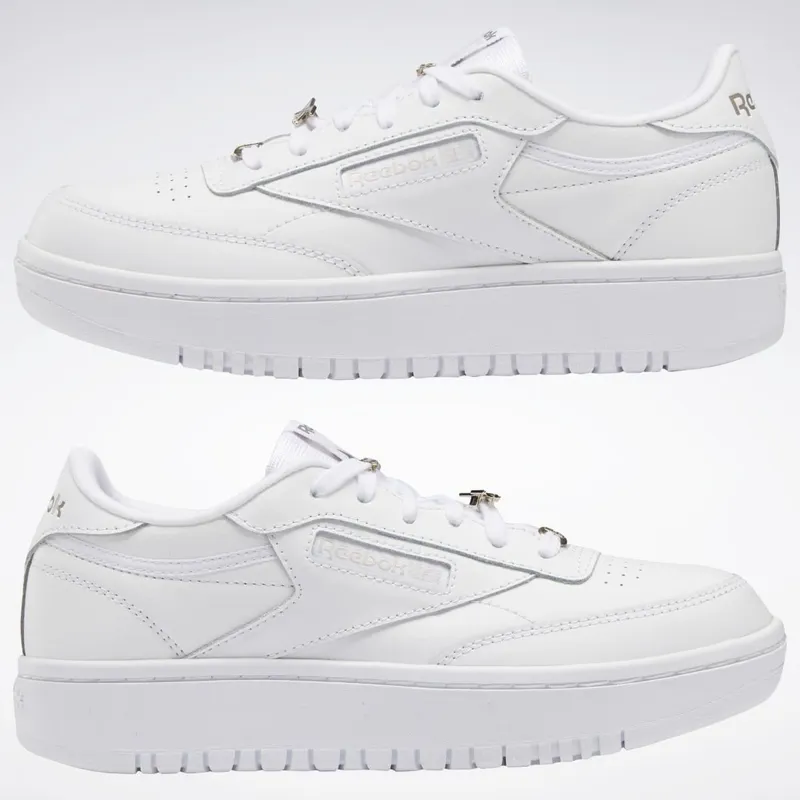 Reebok Club C Double Schoenen Cloud White / Boulder Grey / Moonstone