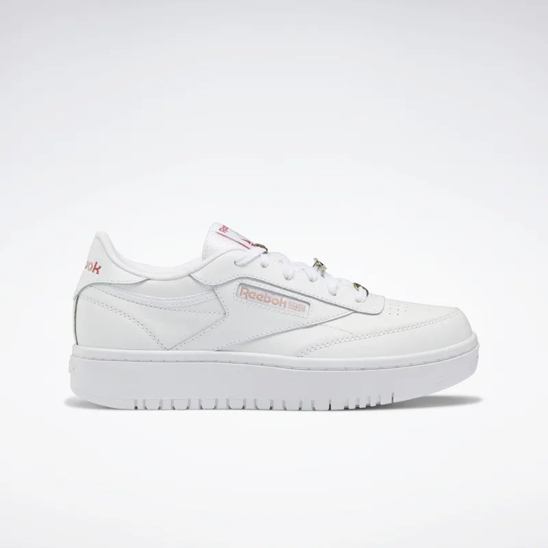 Reebok Club C Double Schoenen Cloud White / Rhodonite / Canyon Coral