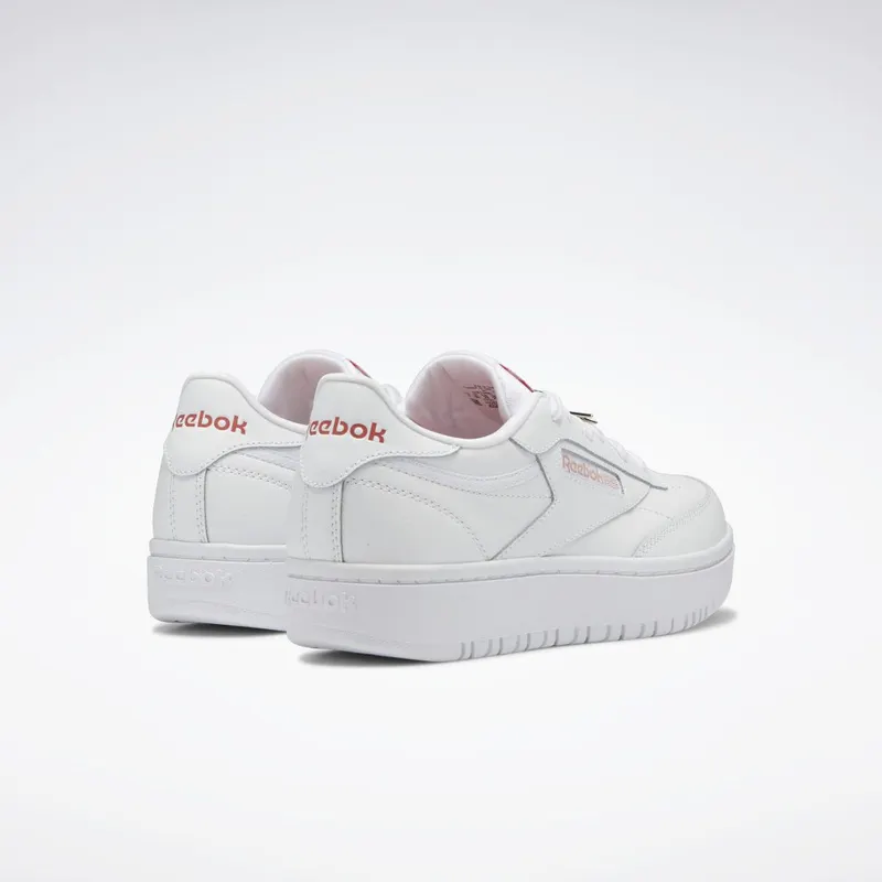 Reebok Club C Double Schoenen Cloud White / Rhodonite / Canyon Coral