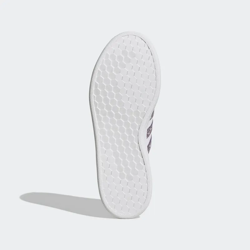 adidas Grand Court Base Beyond Cloud White / Matt Purple Met. / Matt Purple Met. (GW9247)