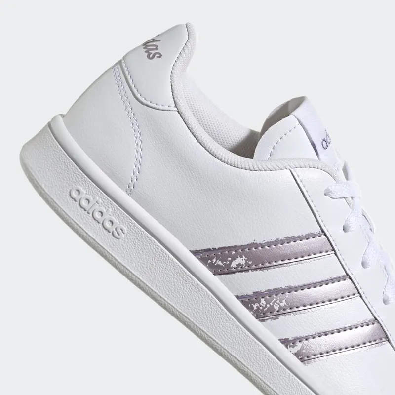 adidas Grand Court Base Beyond Cloud White / Matt Purple Met. / Matt Purple Met. (GW9247)