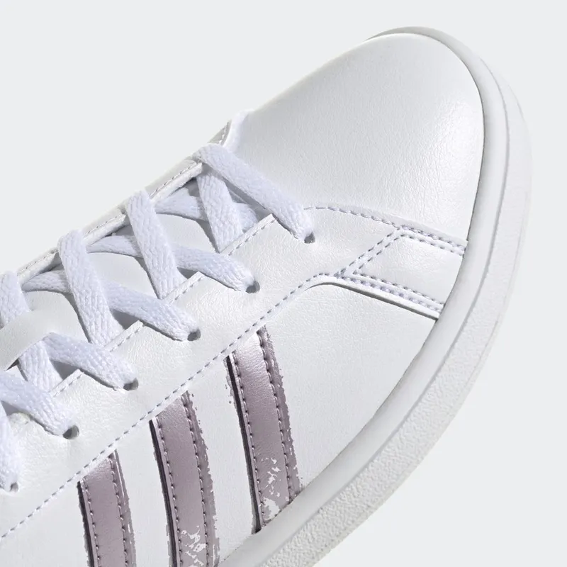 adidas Grand Court Base Beyond Cloud White / Matt Purple Met. / Matt Purple Met. (GW9247)