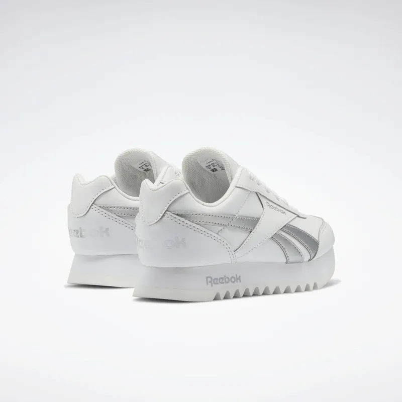 Reebok Royal Classic Jogger 2 Platformschoenen Cloud White / Cloud White / Silver Metallic