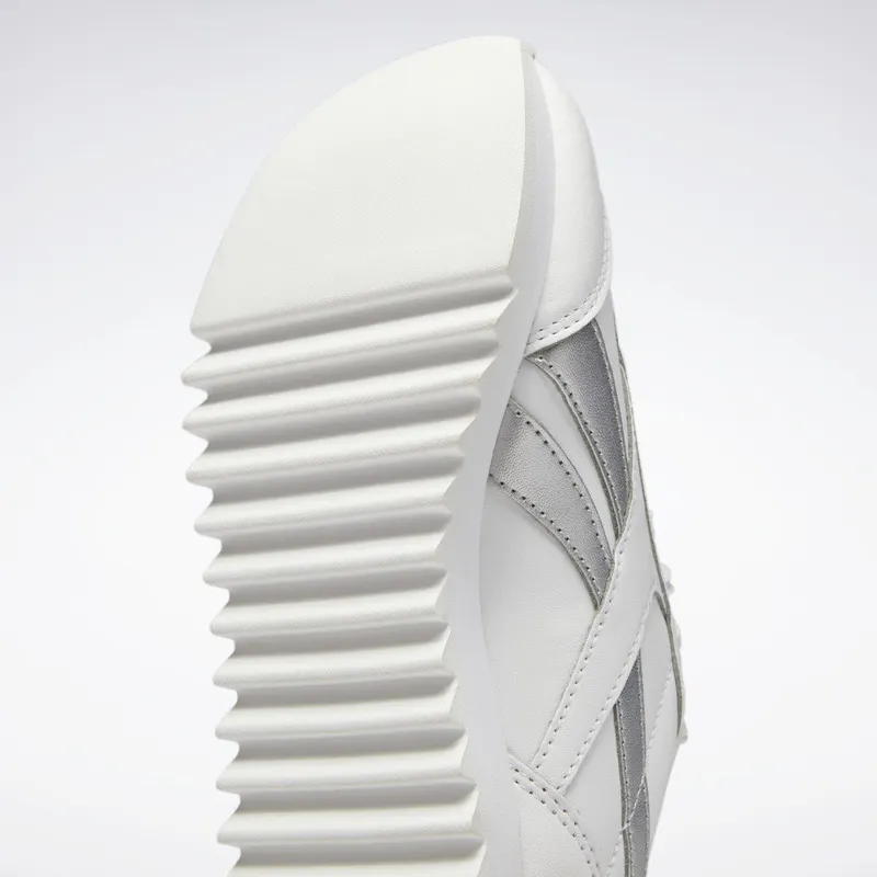 Reebok Royal Classic Jogger 2 Platformschoenen Cloud White / Cloud White / Silver Metallic